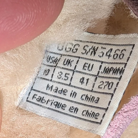 UGG Sheepskin Moccasin Dakota Chocolate Brown Suede Slippers Sz 10 # 5466 - Picture 8 of 10